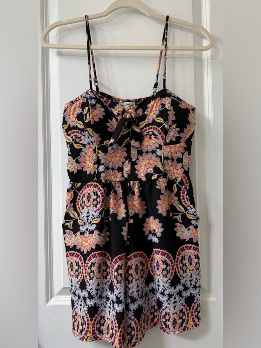 “About A Girl” Black Romper- L